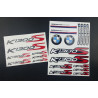 BMW Motorrad K1300S 2 parts motorcycle sticker set Laminated 22 pcs.