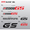 BMW R1200 GS Adventure Side Decal set 12 pcs. sticker kit R1200GS 