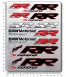 BMW Motorrad S1000RR 2 parts motorcycle sticker set Laminated 22 pcs