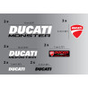 DUCATI MONSTER tank stickers 2 parts set Laminated 13 pcs