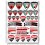DUCATI Large Decal set 24x32 cm Laminated (Compatible Product)