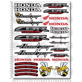 HONDA CBR600F Hornet Large Decal set 24x32 cm 27 stickers CBR 600F