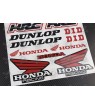 Honda Racing motocross Sponsors HRC Large Decal set 24x32 cm Laminated