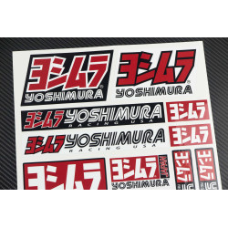 YOSHIMURA Large Decal set 24x32 cm Laminated