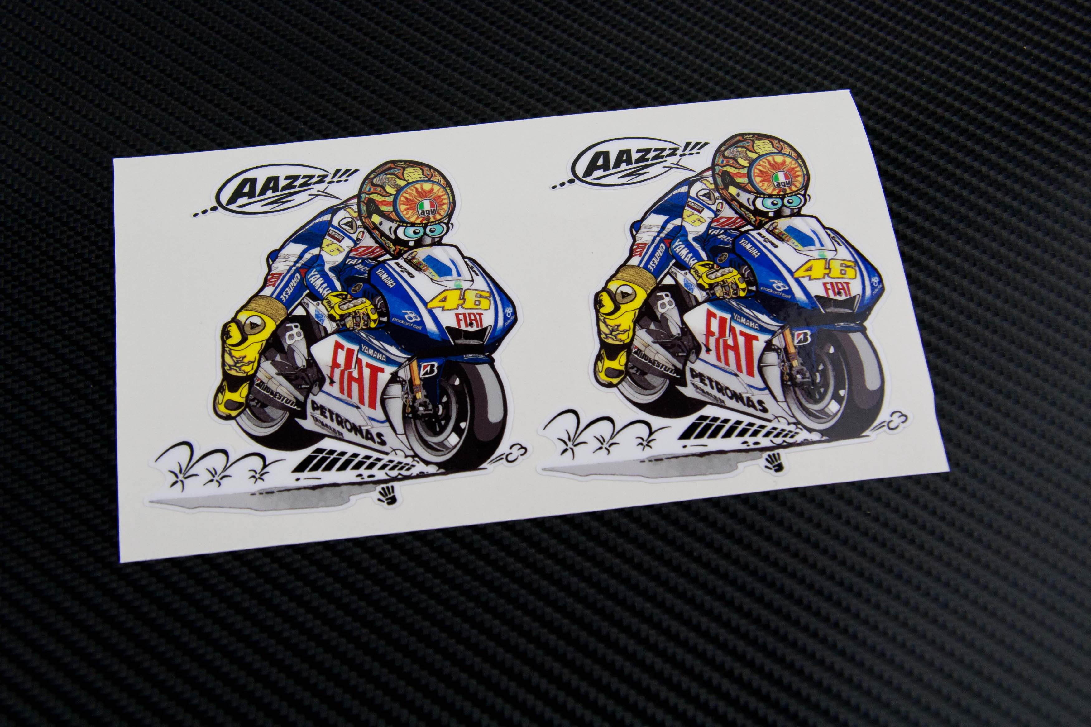 Aufkleber Sticker 46 Valentino Rossi  Moto GP Superbike StickeR DECAL