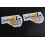 Leo Vince exhaust decals stickers 2 pcs 9 cm (Compatible Product)