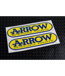 ARROW Special parts exhaust decals stickers 2 pcs 12 cm