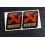 AKRAPOVIC metallic exhaust decals stickers 2 pcs HEAT PROOF! (Compatible Product)