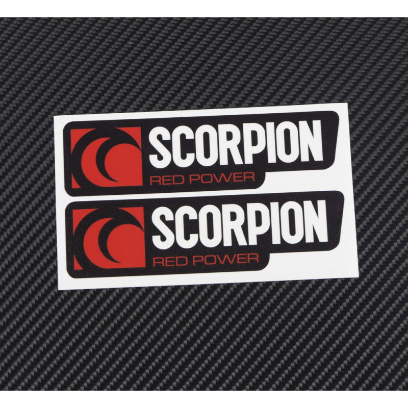 SCORPION exhaust decals stickers 2 pcs HEAT PROOF!