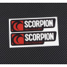 SCORPION exhaust decals stickers 2 pcs HEAT PROOF!