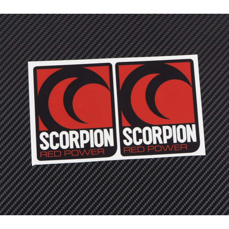SCORPION exhaust decals stickers 2 pcs HEAT PROOF!