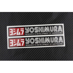 YOSHIMURA exhaust decals stickers 2 pcs HEAT PROOF!