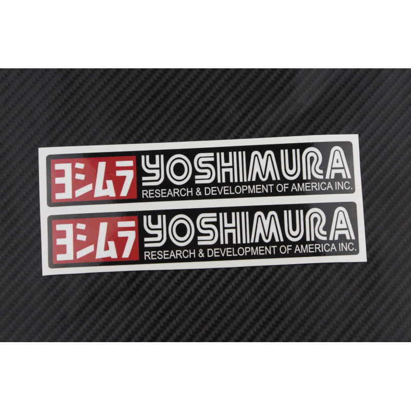 YOSHIMURA exhaust decals stickers 2 pcs HEAT PROOF!