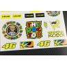 Valentino Rossi 46 The Doctor Large Decal set 24x32 cm Laminated