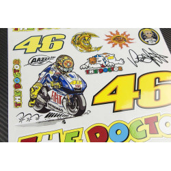 Valentino Rossi 46 The Doctor Large Decal set 24x32 cm Laminated