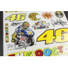 Valentino Rossi 46 The Doctor Large Decal set 24x32 cm Laminated