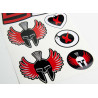 Jorge Lorenzo Large Decal set 16x26 cm Laminated