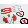Jorge Lorenzo Large Decal set 16x26 cm Laminated