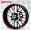 Aprilia Racing 3 Way Wheel decals rim stripes 12 pcs. Laminated full color RSV Tuono (Produit compatible)