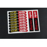 APRILIA OZ Racing small Wheel decals rim stripes 8 pcs. Laminated 