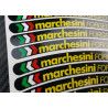 Aprilia Marchesini small Wheel decals rim stripes 8 pcs. Laminated 