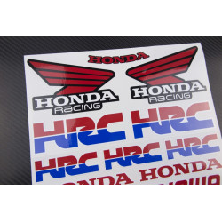 HONDA logo HRC Repsol Large Decal set 24x32 cm 23 stickers Yoshimura Laminated