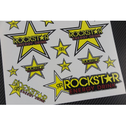 Rockstar Large Decal set 24x32 cm Laminated