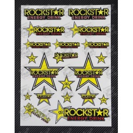Rockstar Large Decal set 24x32 cm Laminated