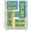 OHLINS small Decal set 12x16 cm 8 stickers yellow Laminated (Compatible Product)