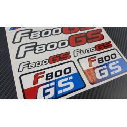BMW F800GS 2 parts motorcycle motorbike decal sticker set 31 pcs. F800 GS Motorrad