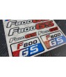 BMW F800GS 2 parts motorcycle motorbike decal sticker set 31 pcs. F800 GS Motorrad