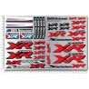 BMW Motorrad S1000RR 2 parts motorcycle sticker set Laminated 22 pcs
