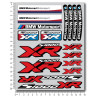 BMW Motorrad S1000RR 2 parts motorcycle sticker set Laminated 22 pcs