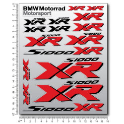BMW Motorrad S1000RR 2 parts motorcycle sticker set Laminated 22 pcs