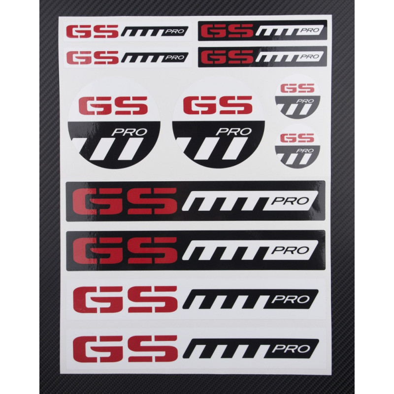 BMW GS Pro Large Decal set 24x32 cm Laminated