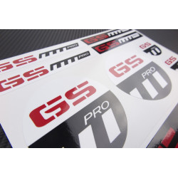 BMW GS Pro Large Decal set 24x32 cm Laminated