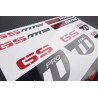 BMW GS Pro Large Decal set 24x32 cm Laminated
