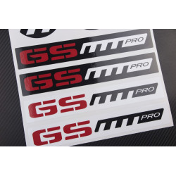 BMW GS Pro Large Decal set 24x32 cm Laminated
