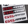 BMW GS Pro Large Decal set 24x32 cm Laminated