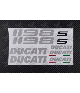 STICKERS DUCATI 1198S OEM Decal sticker set 1198 Aluminum (Compatible Product)