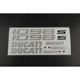 DUCATI 1098s OEM Decal sticker set 1198 Aluminum