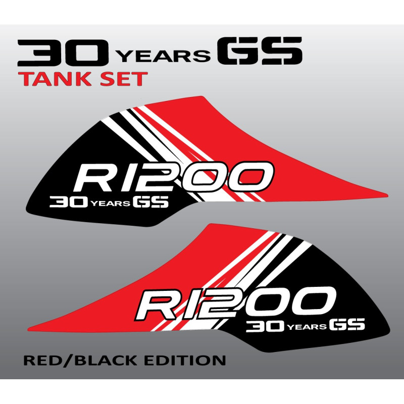 BMW R1200GS Adventure Fuel Tank Decal sticker set 30 Years GS R1200