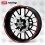 STICKERS Aprilia Racing RSV Tuono Wheel rim stripes 12 pcs Red (Compatible Product)