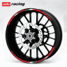 APRILIA RACING Italian flag Wheel decals stickers rim stripes Laminated rvs4 