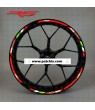 Aprilia RS Wheel decals stickers rim stripes 12 pcs. RS 50 125 250 Laminated rs250