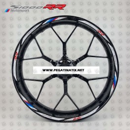 BMW Motorsport S1000RR wheel stickers decals rim stripes Hp4 s1000 RR