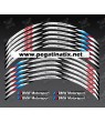 BMW Motorsport S1000RR wheel stickers decals rim stripes Hp4 s1000 RR