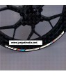 BMW Motorsport S1000RR Reflective wheel stickers rim stripes decals Motorrad hp4