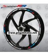 BMW Motorsport S1000RR Wheel decals rim stickers stripes hp4 12+4 pcs.