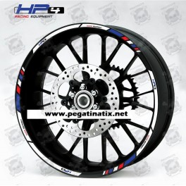 BMW Motorsport HP4 Wheel decals stickers rim stripes 12 pcs. S1000RR